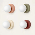 Lampe Murale Scandinave Minimaliste avec Abat-jour en Verre