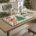 SNOWMATIQ – Tapis de cuisine de Noël pour sécher et décorer