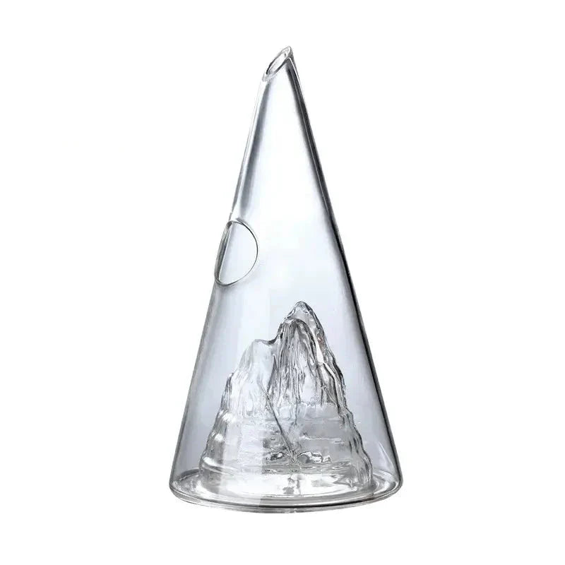 Verre à décanter pyramide | Verseur et séparateur de vin en cascade à action rapide