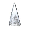 Verre à décanter pyramide | Verseur et séparateur de vin en cascade à action rapide