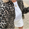 Leo | Veste Bomber avec Imprimé Léopard