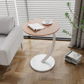 Avelyne - Table d'appoint ronde renforcée pour le salon et la chambre