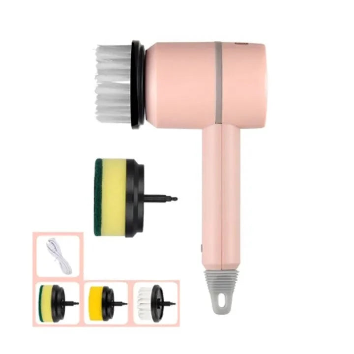 Brosse à Vaisselle Rotative Automatique avec Nettoyage Puissant - Scruba