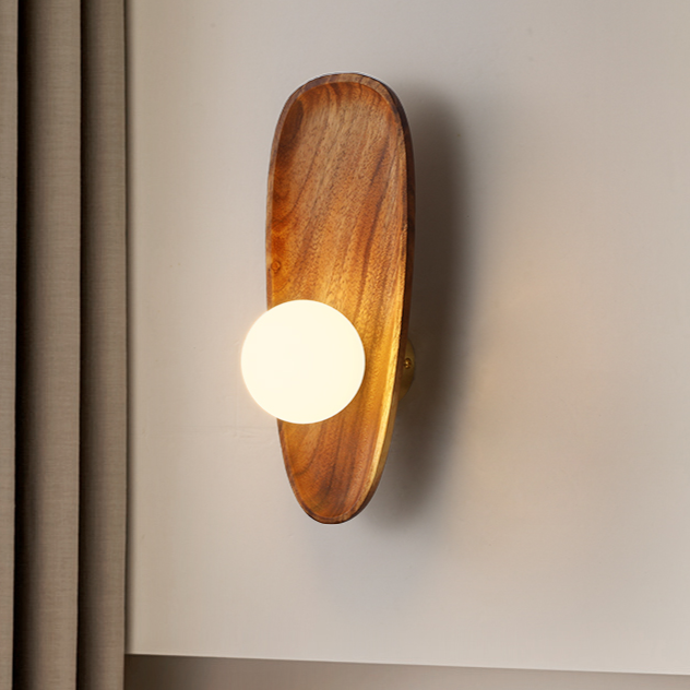 Applique Murale en Bois Naturel – Un Mélange de Charme Rustique et de Simplicité Moderne