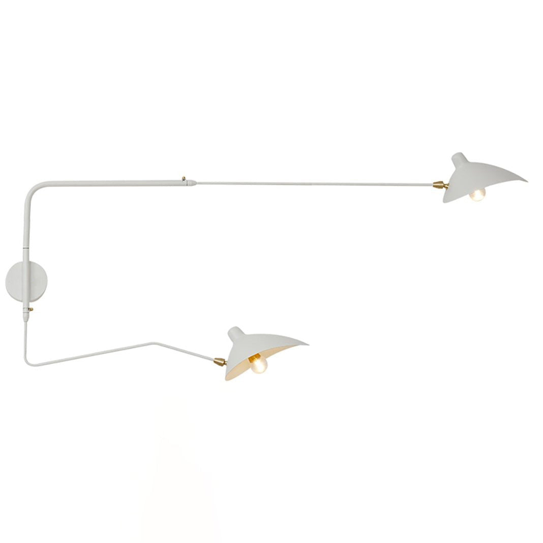 Applique Murale à Un Bras Serge Mouille – Design Iconique des Années 1950 avec Bras Réglable