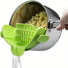 GourmetEssence Passoire en Silicone & Égouttoir | Lavez et égouttez facilement le riz, les pâtes et les légumes tout en minimisant le désordre