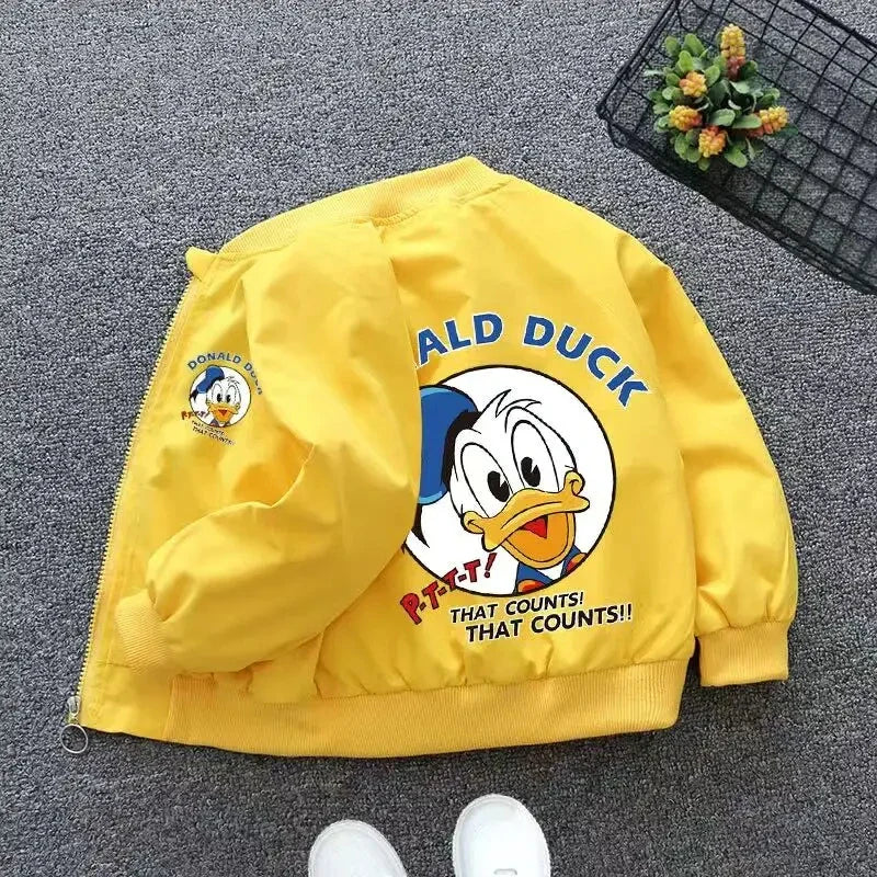 Veste pour bébé avec imprimé Donald Duck – Veste parfaite pour le printemps et l'automne
