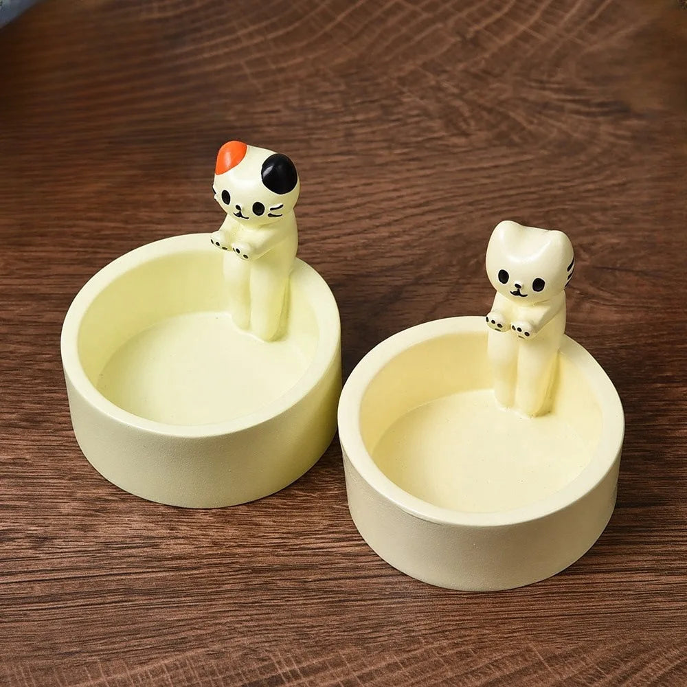 Support de bougie chaton Mignon Bougeoir Créatif Aromathérapie