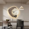 LuxeAura Horloge Murale Élégante | Design moderne avec éclairage d'ambiance et créativité