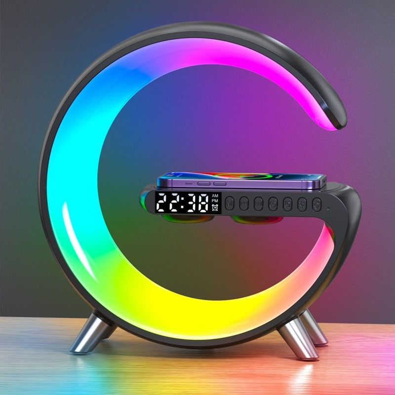 Station de Charge Sans Fil avec Haut-Parleur - ChargeGlow