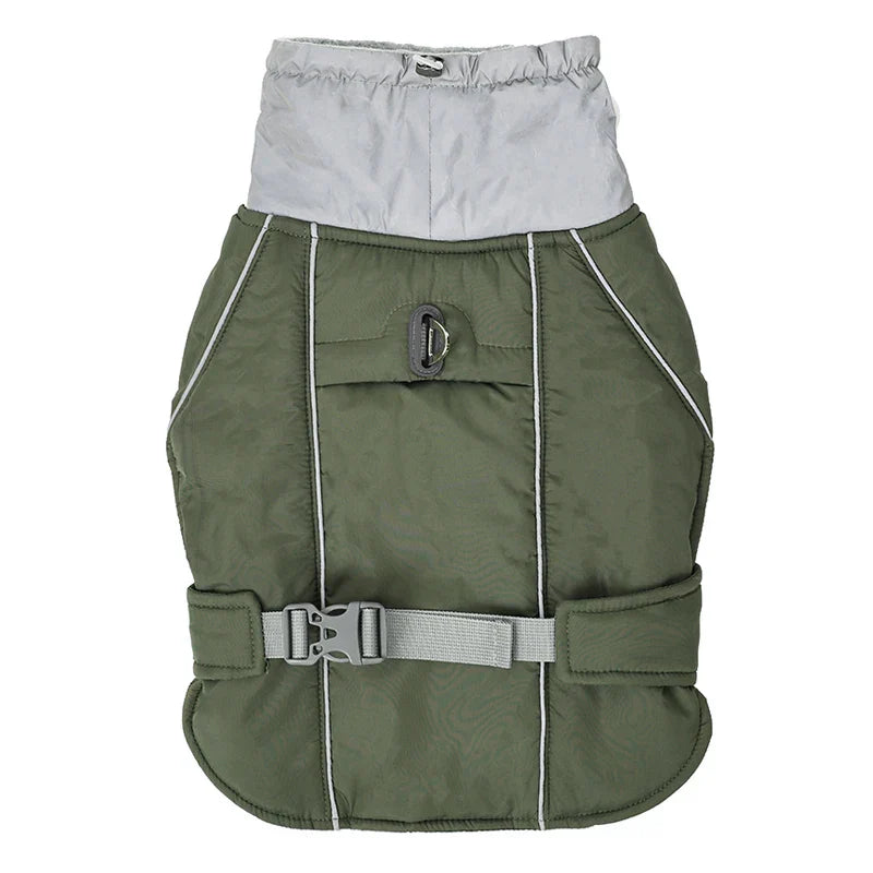 Veste d'hiver FurShield pour chien | Manteau imperméable et chaud en coton pour animaux de compagnie