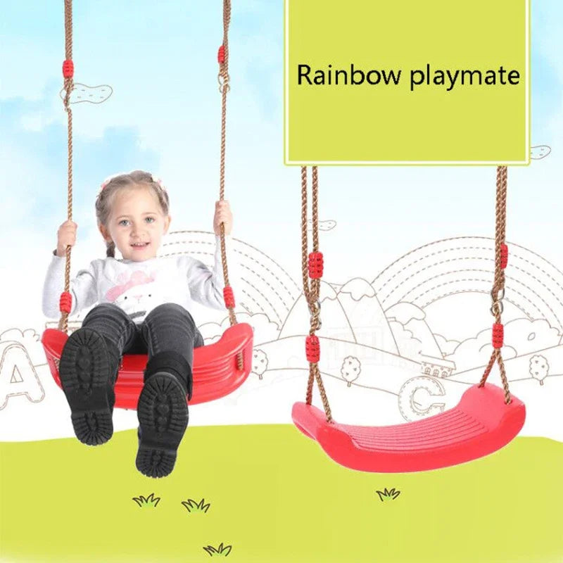 Balancoire pour Enfants dans le Jardin – Balancoire à Corde Réglable pour Intérieur et Extérieur
