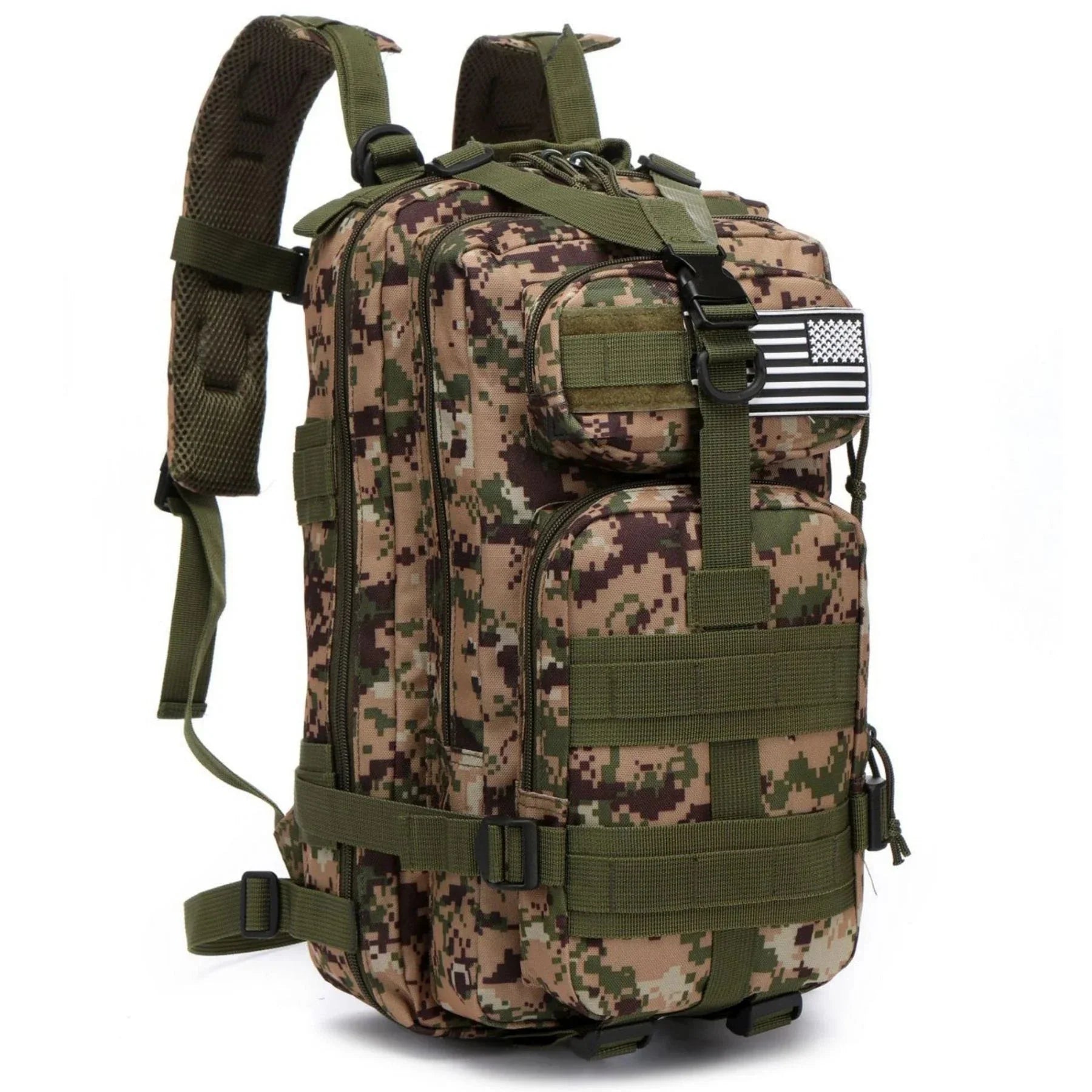 TrailPro Sac à Dos Tactique Commando 30L+ Sac à Dos pour Camping, Pêche & Chasse