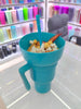 SipSnack Premium Tasse à boire | Gobelet 2-en-1 pour les snacks et les boissons, étanche aux éclaboussures et aux fuites, parfait pour les sous-bois.