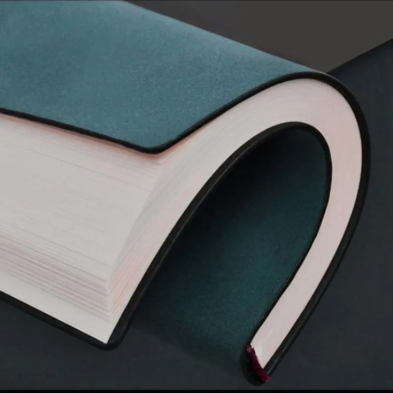 Cahier A5/A6 en PU avec aspect de peau de mouton | Cahier | Cahier ligné quotidien pour le travail ou les études