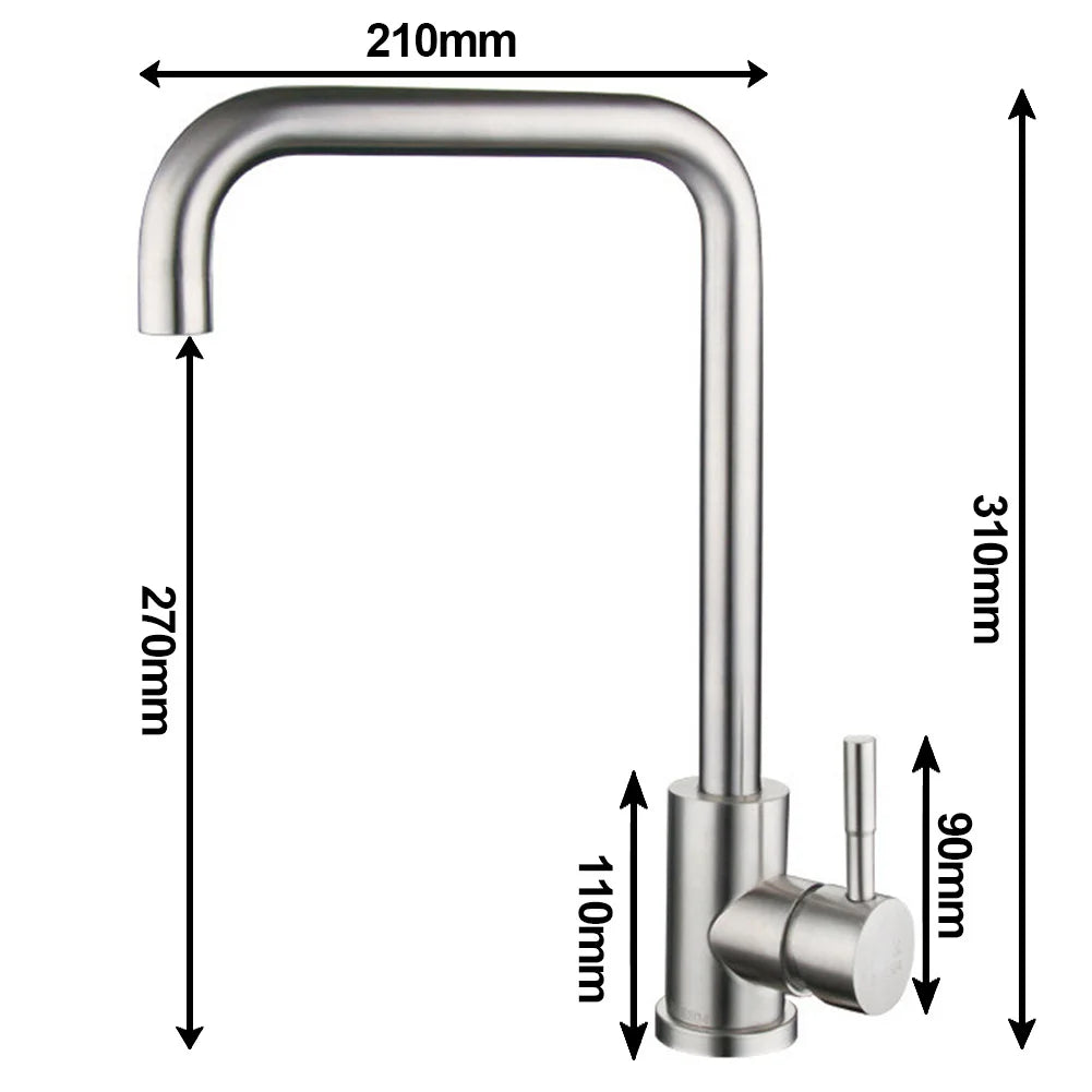 StainlessMix – Robinets de cuisine en acier inoxydable