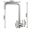 StainlessMix – Robinets de cuisine en acier inoxydable