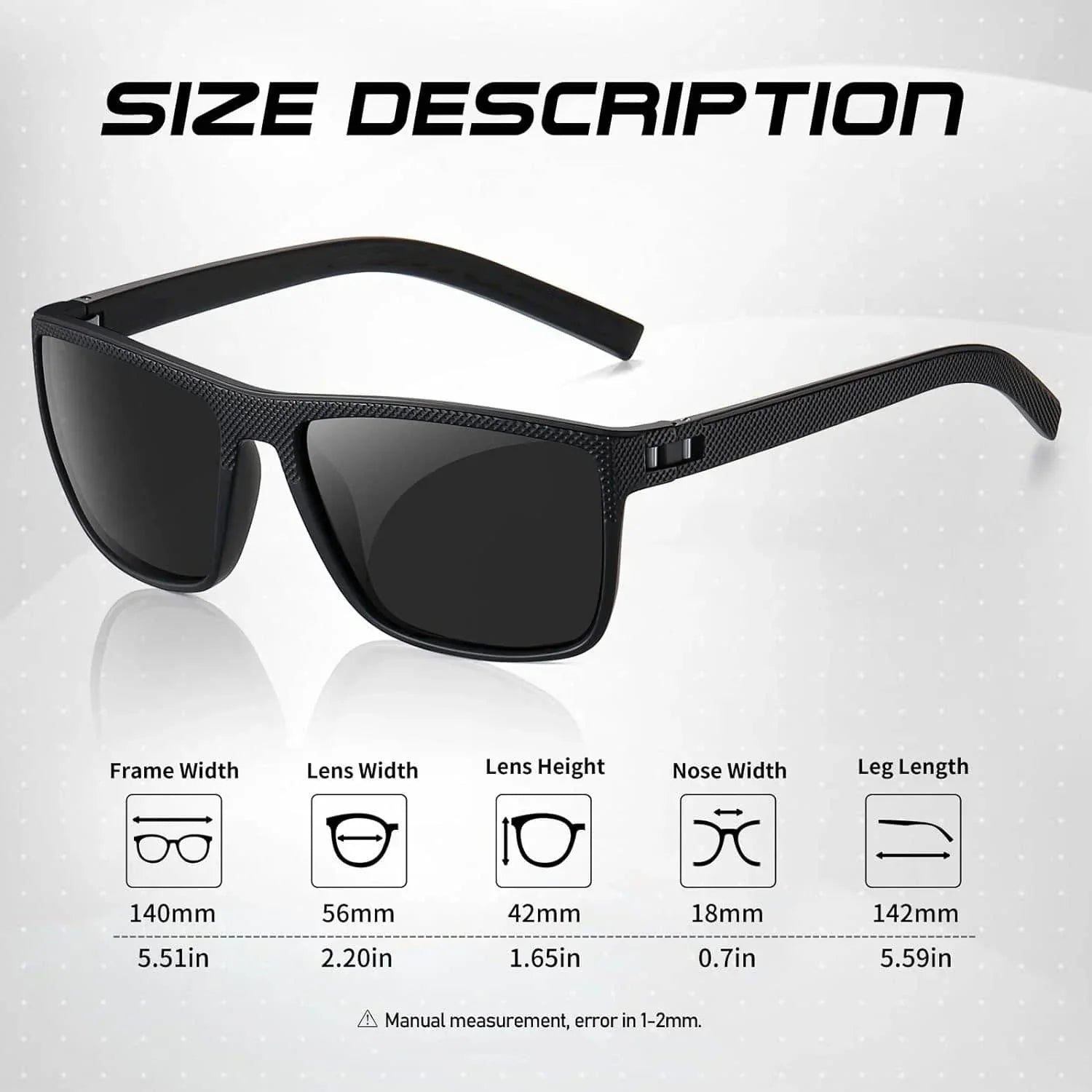 AquaShield Lunettes de Soleil Polarisées 3-Pack – Protégé et Stylé