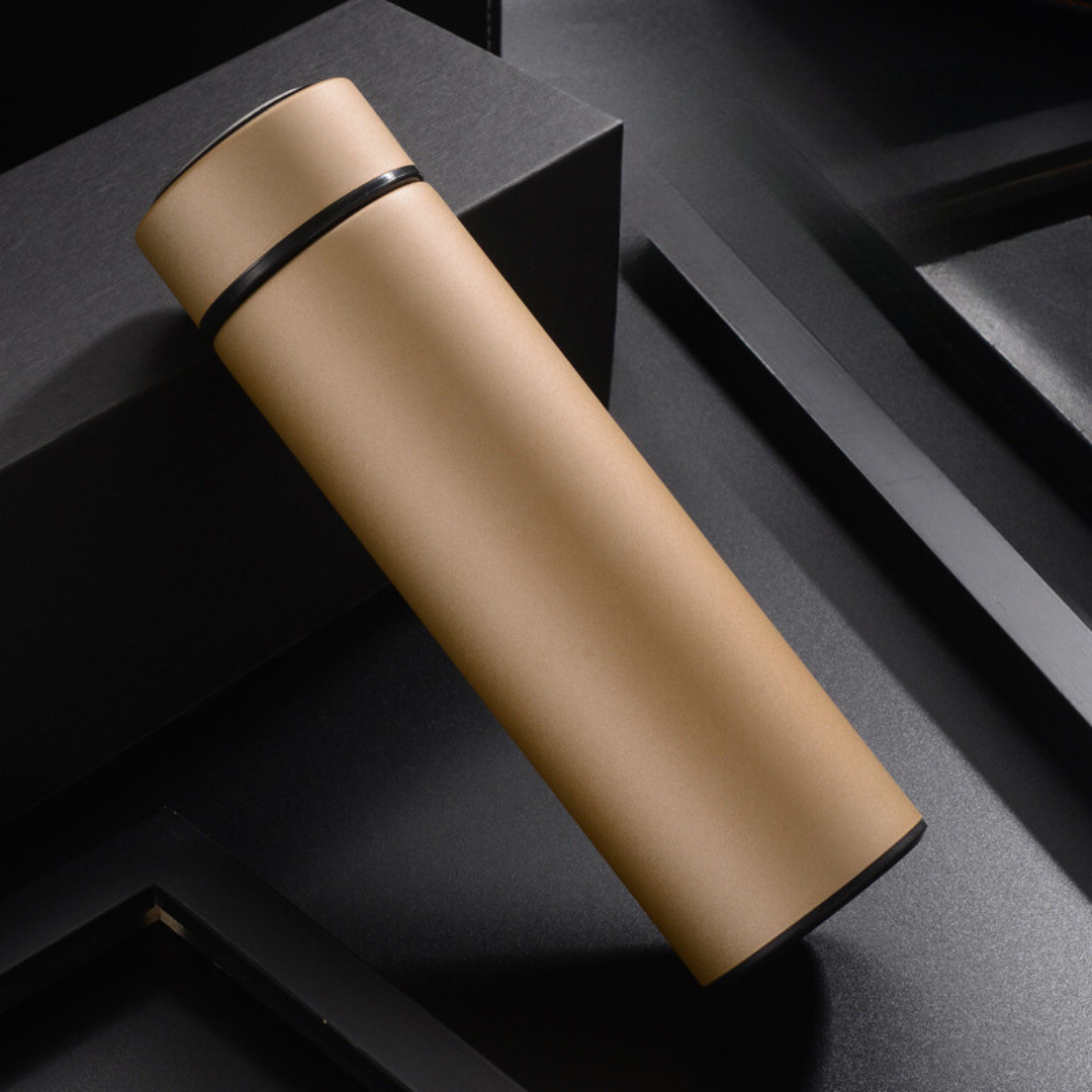 Bouteille thermos intelligente avec affichage numérique de la température – TempKeeper