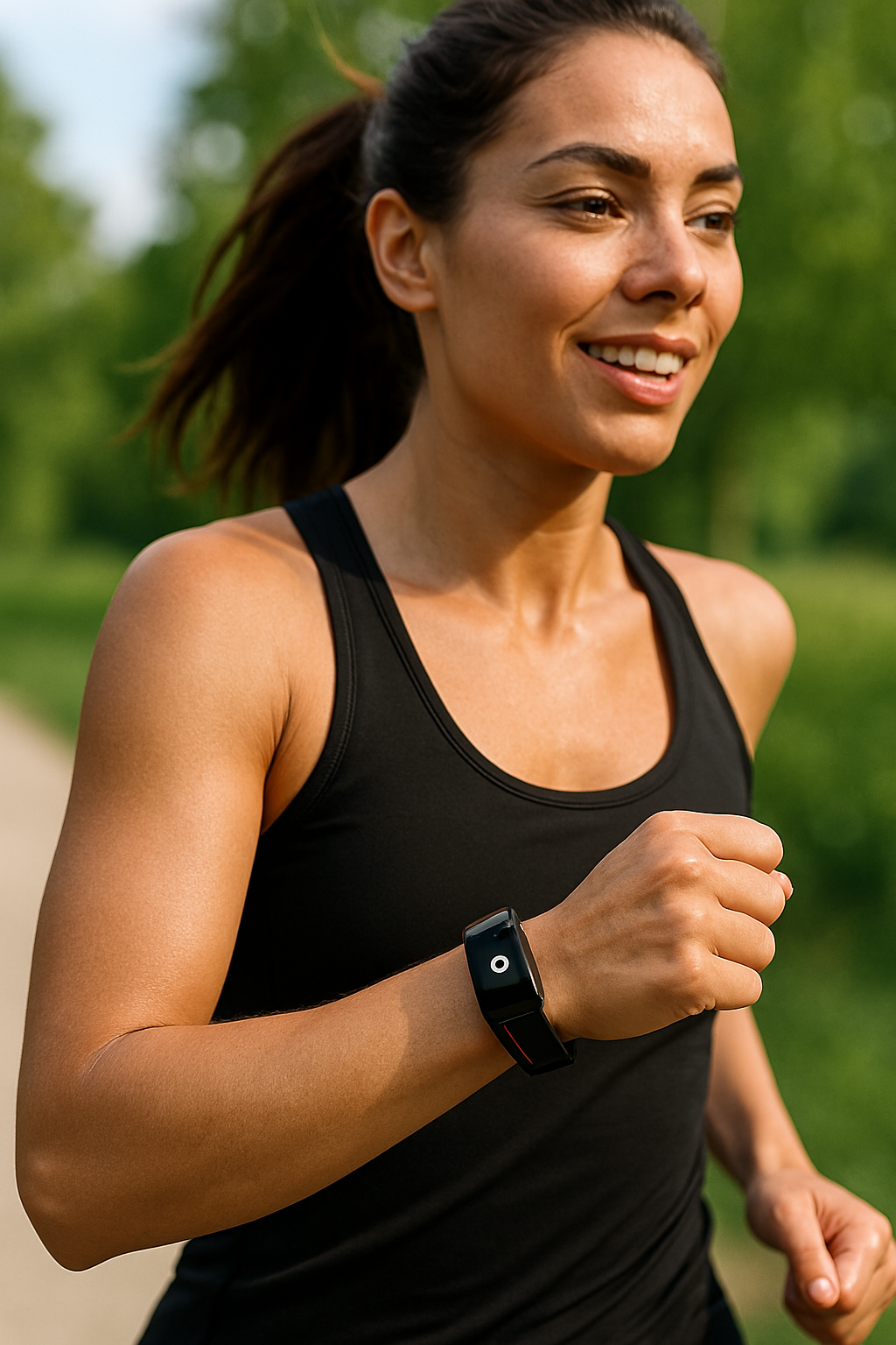SmartFit™ Montre Connectée Bluetooth Compacte – Mesure de Fréquence Cardiaque et de Tension Artérielle pour Votre Vie Active