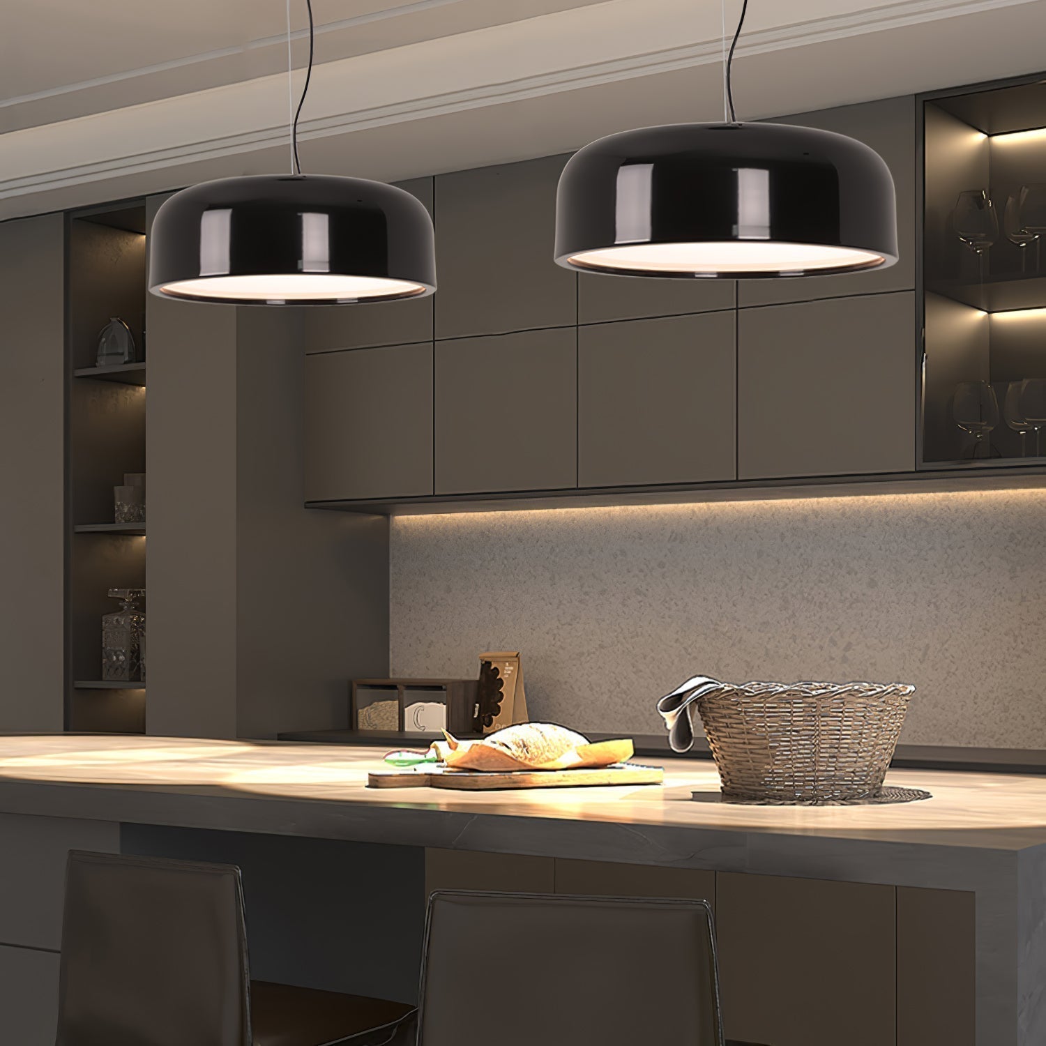 Suspension Smithfield – Lampe de Plafond Moderne en Aluminium Disponible en Plusieurs Couleurs