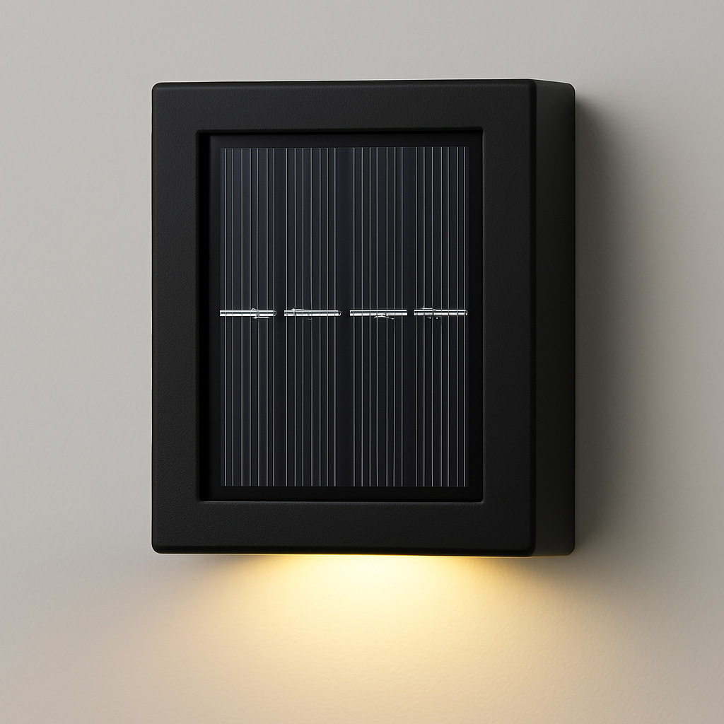 SolarGlow™ Lampes Murales Solaires LED – Sans Fil, Résistantes aux Intempéries & Ambiance Lumineuse pour Espaces Extérieurs