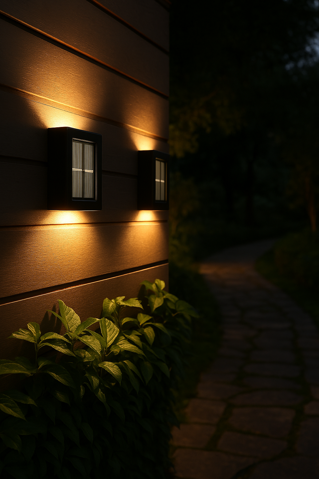 SolarGlow™ Lampes Murales Solaires LED – Sans Fil, Résistantes aux Intempéries & Ambiance Lumineuse pour Espaces Extérieurs