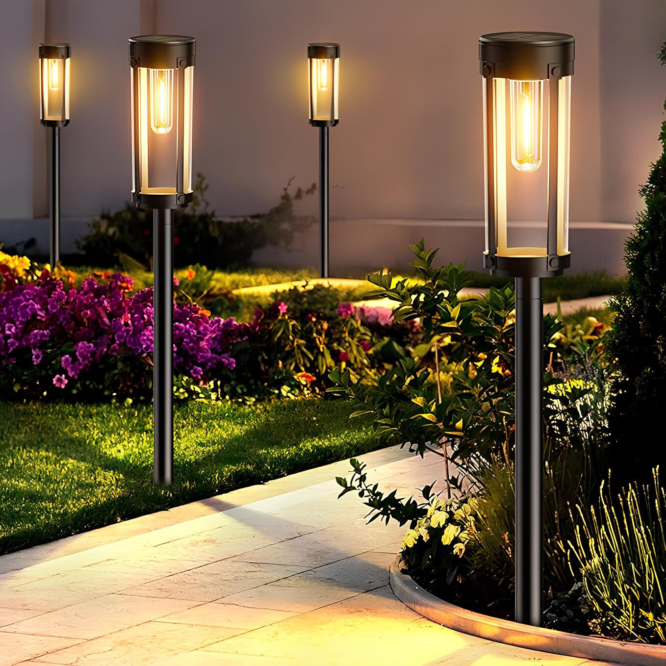 Torche de Jardin Solaire - SolarFlare