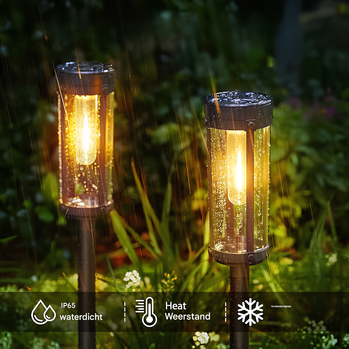 Torche de Jardin Solaire - SolarFlare