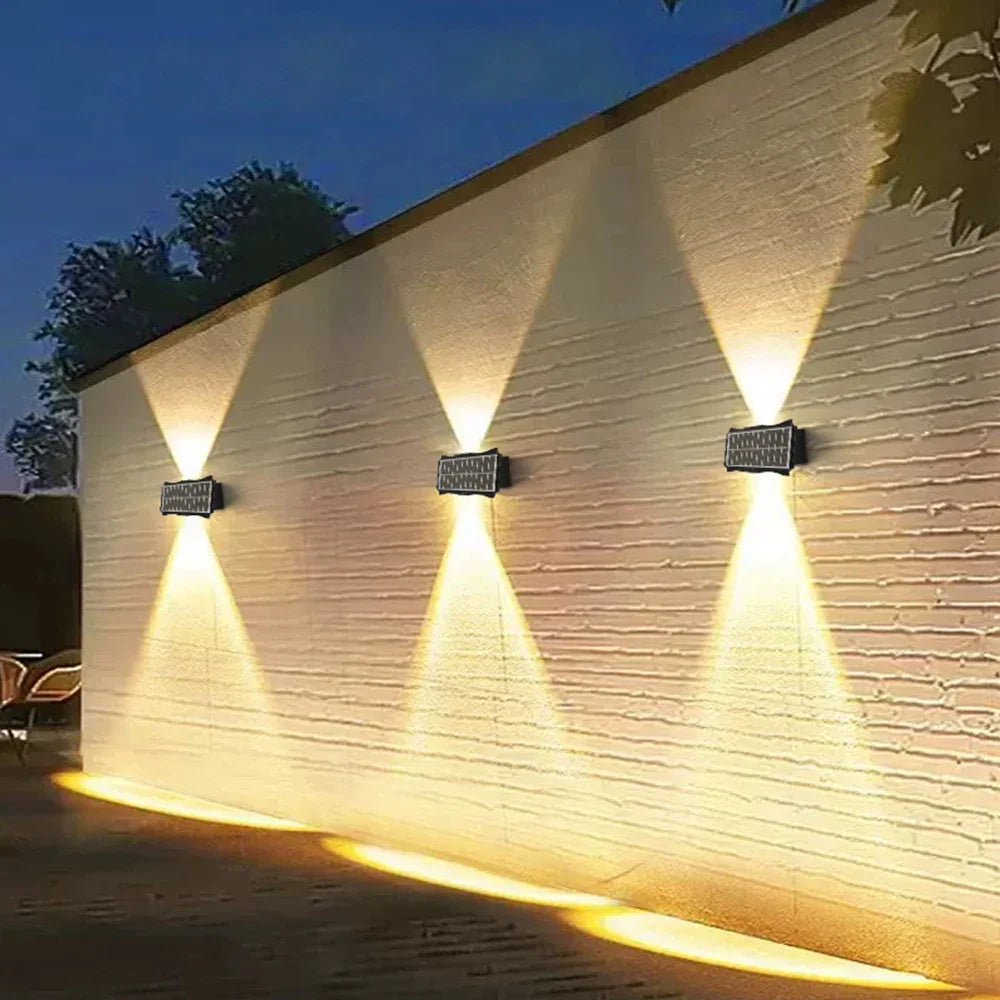 Applique Solaire Extérieure avec Éclairage LED Étanche IP65 et Énergie Solaire