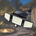 SUNDEFENSE – Lampe de sécurité solaire avec capteur de mouvement et télécommande