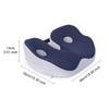 Coussin de Siège en Mousse à Mémoire Réglable LuxuraComfort | Coussin Ergonomique pour un Confort et un Soulagement Ultimes