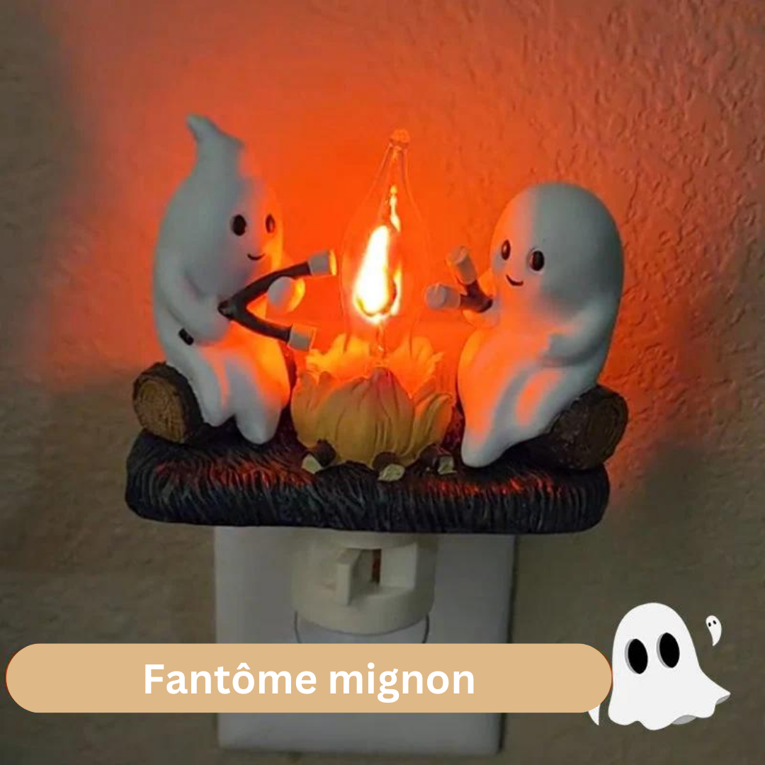 GhostFlame | L'effet de scintillement réaliste de cette charmante veilleuse imite un feu de camp