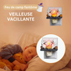 GhostFlame | L'effet de scintillement réaliste de cette charmante veilleuse imite un feu de camp