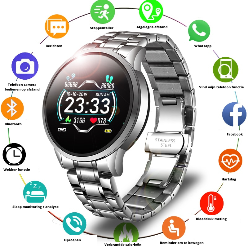 Vardi Classic Smartwatch™ | Un Look Classique avec une Technologie Contemporaine