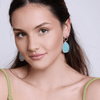 Boucles d'oreilles Amazonite Tropicale - Amara