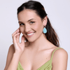 Boucles d'oreilles Amazonite Tropicale - Amara