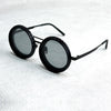 Unisexe - Lunettes de soleil rondes - Réduction de lumière réglable - Métal polarisé