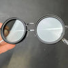 Unisexe - Lunettes de soleil rondes - Réduction de lumière réglable - Métal polarisé