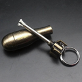 Briquet à Flint étanche de survie avec porte-clés