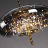 AstraGlow Suspension moderne | Lampe de chevet suspendue LED de luxe