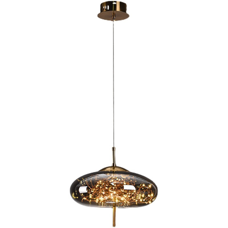AstraGlow Suspension moderne | Lampe de chevet suspendue LED de luxe