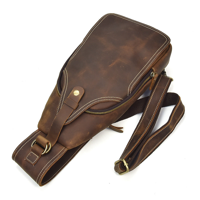 Timo | Sac à épaule d'aventure en cuir luxueux