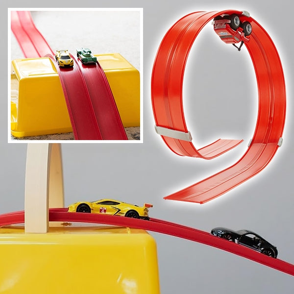 TurboTrack - Long circuit de course double pour enfants