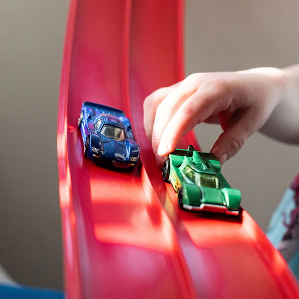 TurboTrack - Long circuit de course double pour enfants