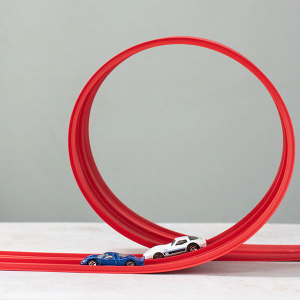 TurboTrack - Long circuit de course double pour enfants