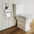 Boîte à mouchoirs | Support de papier toilette en acier inoxydable | Support 2 en 1 avec plateau | SteelShelf