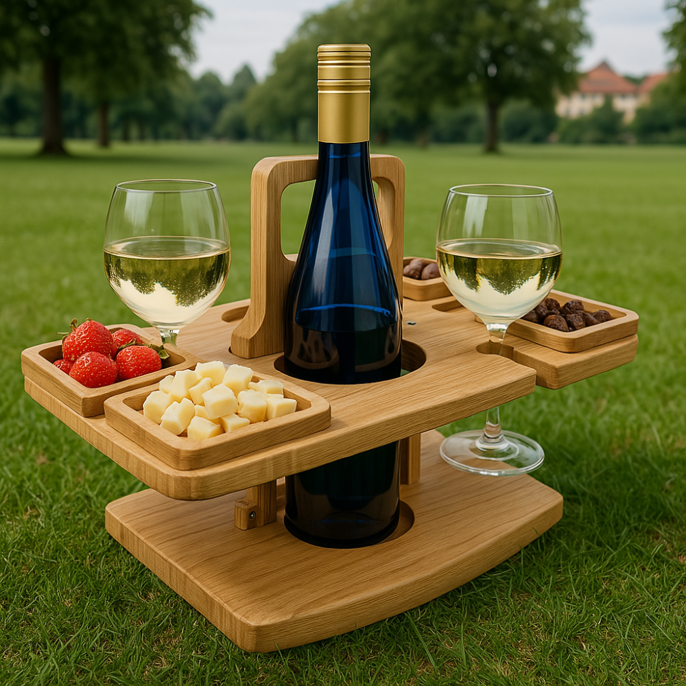 Table de pique-nique en bois portable – WineNest