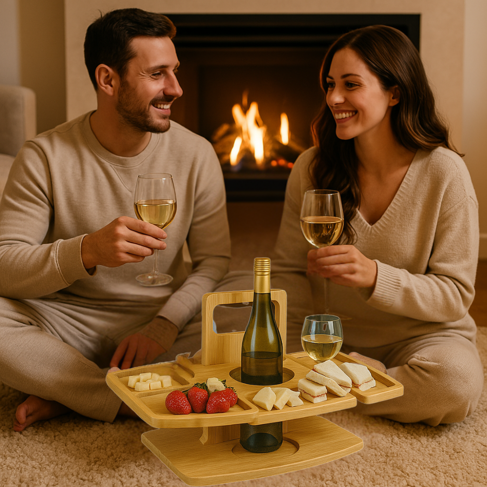 Table de pique-nique en bois portable – WineNest