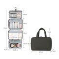 PortaCase – Organisateur de maquillage de voyage compact avec 4 compartiments